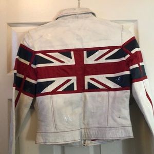 British Flag Leather Jacket